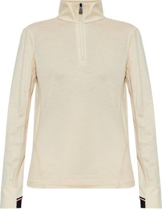 Moncler Jersey de Rendimiento y Estilo - Sport - Mujer - Beige - XS