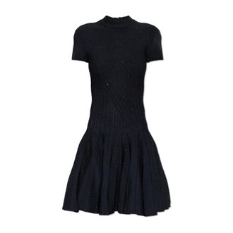 Balmain Abito Scintillante di Paillettes - - Dresses - Donna - Blu - M