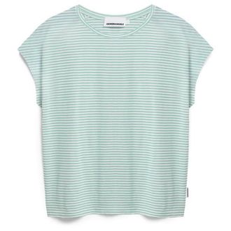 Armedangels Slub Jersey Stripe T-Shirt f&uuml;r Damen | grau
