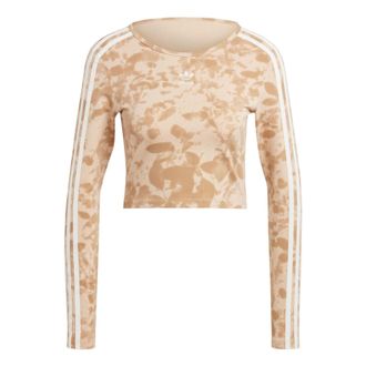 adidas (WMNS) adidas 3-Stripes Crop Top Asia Sizing Magic Beige IY0780