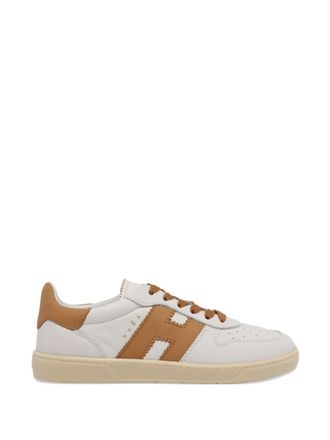 Hogan White Leather Sneakers
