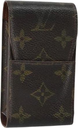Louis Vuitton Pre-owned Accessories, female, Brown, Size: ONE SIZE Pre-owned Canvas Home-Office