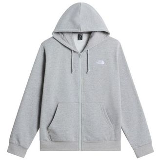 The North Face Evolution Simple Dome Regular Full Zip Hoodie f&uuml;r Herren | grau