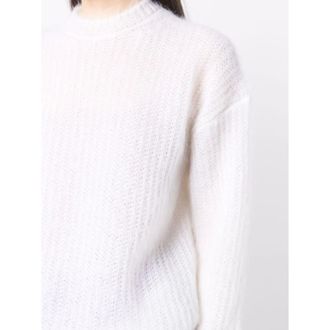 Ferragamo Textured Knit Sweater - White