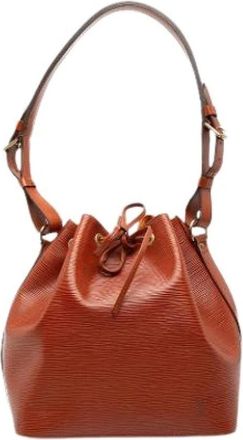 Louis Vuitton Pre-owned Bucket Bags, female, Brown, Size: ONE SIZE Pre-owned Petit Noe Bucket Bag