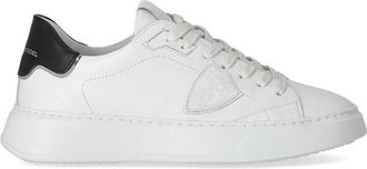 Philippe Model Temple White Black Leather Sneaker