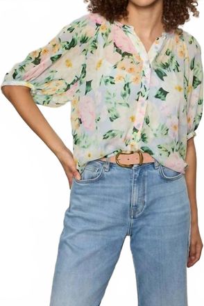 Sanctuary Favorite Girl Button Blouse In Spring Floral
