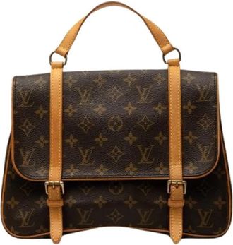 Louis Vuitton Pre-owned Marelle Sac a Dos - Dames - Vintage Handtas - Bruin - ONE Size - Leer - Vintage