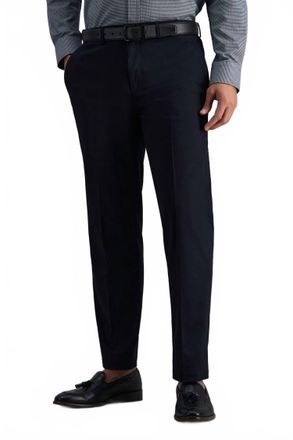 Haggar Iron Free Premium Khaki Pant In Black