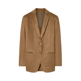 Roberto Ricci Design Nabucco Boyfriend Blazer - Dames - Jassen - Bruin - Maat: XS Leer