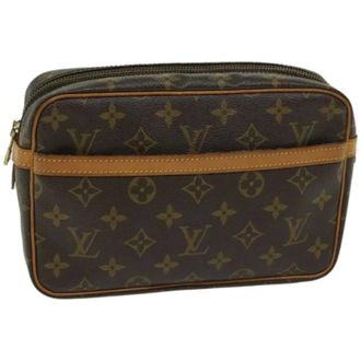 Louis Vuitton Pre-owned Tela clutches - - Pre-owned - Donna - Marrone - ONE SIZE