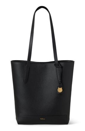 Mulberry North/South Leather Shopper Tote in Black at Nordstrom