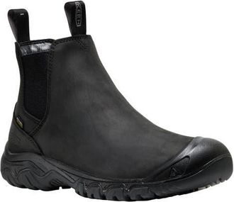 Keen Anchorage IV Waterproof Chelsea Boot in Black/Black at Nordstrom, Size 11.5