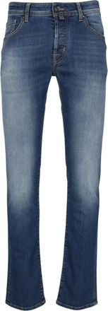 Jacob Cohen Nick Slim 5 Pocket Jeans - Heren - Slim Fit Jeans - Blauw - W38 - Katoen - Jeans
