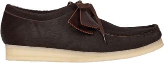 Sandro Pony-hair effect Wallabee Derbies in Chocolate at Nordstrom, Size 42