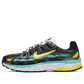 Nike (WMNS) Nike P-6000 Black Teal Yellow Aurora BV1021-005