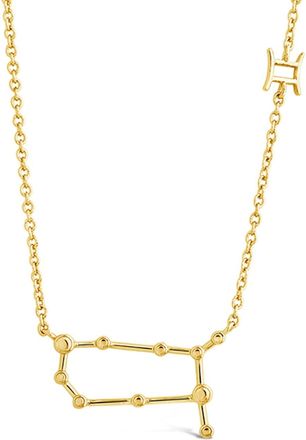 Sterling Forever Station Constellation Pendant Necklace