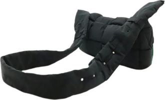 Bottega Veneta Pre-owned Cross Body Bags, female, Black, Size: ONE SIZE Pre-owned Padded Tech Cassette Nylon Shoulder Bag
