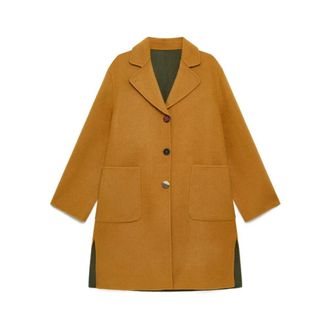 Maliparmi Cappotto in lana double - - Coats - Donna - Giallo - L