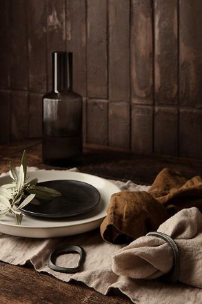 Ferm Living Flow Brass Napkin Rings, Set of 4