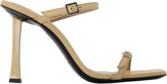 by FAR Kraft Leren Hakmuiltjes - Dames - Muiltjes - Beige - 39 EU - Leer - Schoenen