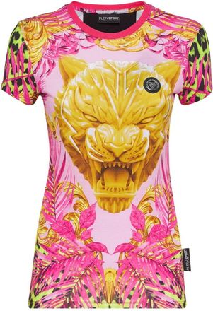 Plein Sport Dames, Tops, Veelkleurig, Maat: 2XL Katoen