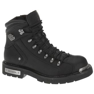 Harley-Davidson Harley Davidson Electron Leather Mens Ankle Boots - Black - Size:UK 10.5