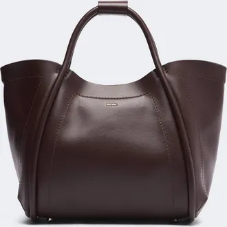Max Mara Medium leather top-handle bag