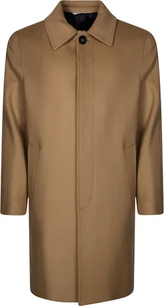 Manuel Ritz Mid-Length Coat with Classic Collar