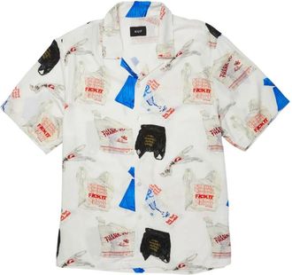 HUF Merida Resort Shirt - Heren - Korte mouwen Overhemden - Veelkleurig - XL - Rayon - Overhemden
