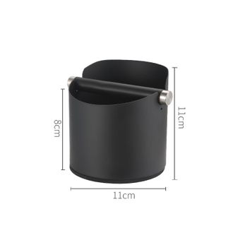 OEM Bote Para Caf&eacute; Espresso, Bote De Acero Inoxidable Con Barra De Presi&oacute;n Extra&iacute;ble, Tama&ntilde;o Peque&ntilde;o, Color Negro