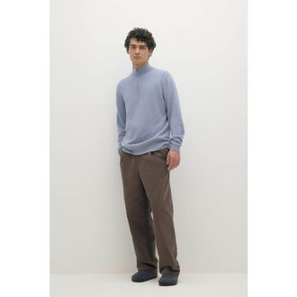 Naked Cashmere Phillip Cashmere Quarter-Zip in Pacific at Nordstrom, Size Xx-Large