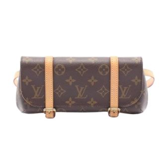 Louis Vuitton Pre-owned Monogram Pochette Fanny Pack - Dames - Pre-owned - Bruin - Maat: ONE Size Leer