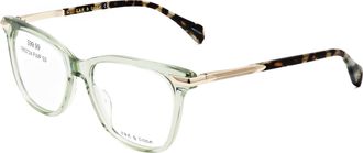 Rag & Bone Rag & Bone Womens 53mm Green Opticals
