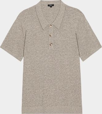 Rails Men & apos;s Linden Diamond Cotton Knit Polo Shirt