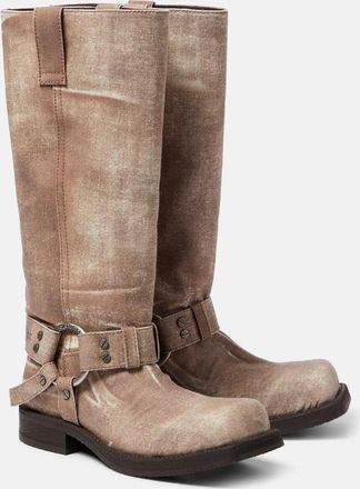 Acne Studios Balius 35 printed knee-high boots