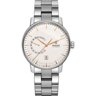 Rado Coupole Classic Automatic Bracelet Watch, 41mm in Silver at Nordstrom