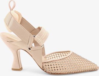 Fendi D&eacute;collet&eacute; Colibr&igrave; in mesh e suede - FENDI - gender_Woman