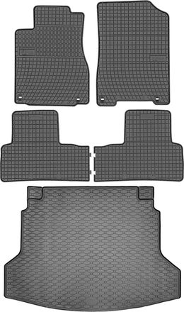 OEM Juego De Alfombrillas De Goma Para Coche Y Alfombrilla Para Maletero Para Honda Cr-v Iv Suv (de Octubre De 2012 A Septiembre De 2018)