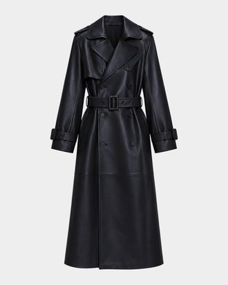 SIMKHAI Oteria Belted Long Coat
