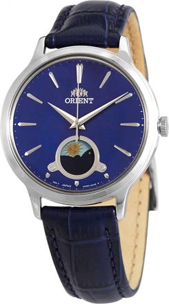 Orient Sun and Moon Quartz Blue Dial Ladies Watch RA-KB0004A10B