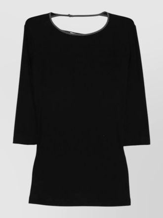 Iro thanya sweater fitted silhouette open back