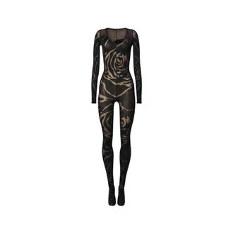 Wolford Dames, Jumpsuits & Playsuits, Zwart, Maat: L Wol