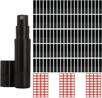 OEM Paquete De 100 Atomizadores De Perfume Recargables De 2 Ml, Mini Botellas De Perfume En Aerosol, Atomizadores De Perfume De Viaje Con Embudo, Pipetas,