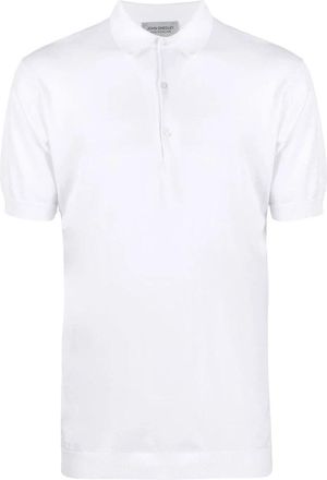 John Smedley Polo Shirts - Heren - Polos - Wit - S - Tops