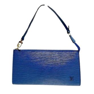 Louis Vuitton Pre-owned Shoulder Bags, female, Blue, Size: ONE SIZE Pre-owned Pochette Accessoires Epi Handbag