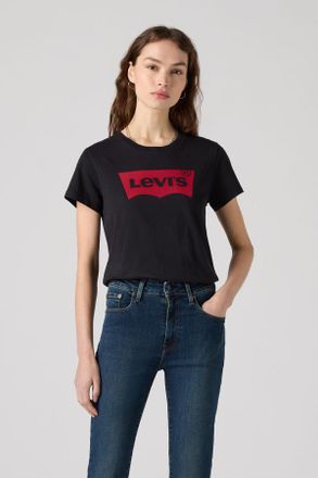 Levi's La T-shirt Perfect - Donna - S - Nero / Core Housemark