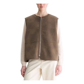 Bellerose Chaleco sin mangas Elinor - Jackets - Mujer - Marr&oacute;n - S
