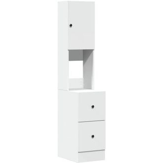 vidaXL Vidaxl - Kitchen Cabinet White 35x50x180 cm Engineered Wood