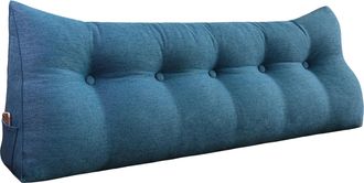 OEM Cuscino Da Lettura Triangolare - Blu Cuscino Da Lettura Triangolare - Blu 140 Cm